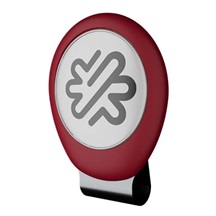 Pitchfix Rot Golf Magnetic Cap Clip mit Ballmarker