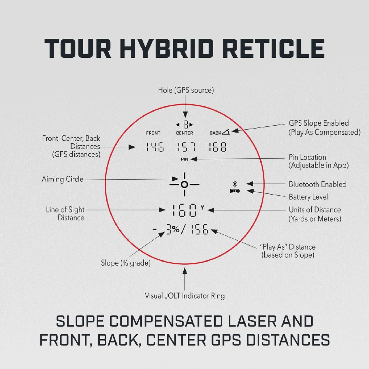 Bushnell Tour Hybrid Laser-Entfernungsmesser