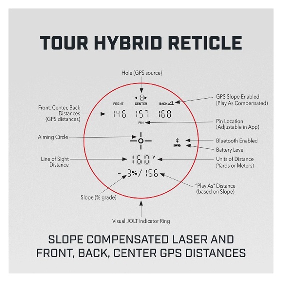 Bushnell Tour Hybrid Laser-Entfernungsmesser