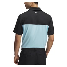 Under Armour T2G Color Block Herren Poloshirt, schwarz