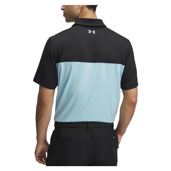 Under Armour T2G Color Block Herren Poloshirt, schwarz