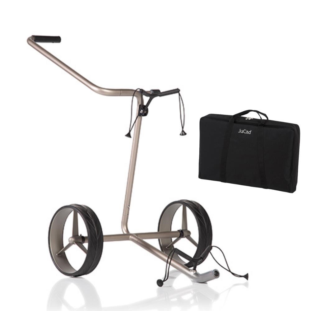 JuCad Edition S 2-rädrig Manuell Golftrolley + Tragetasche