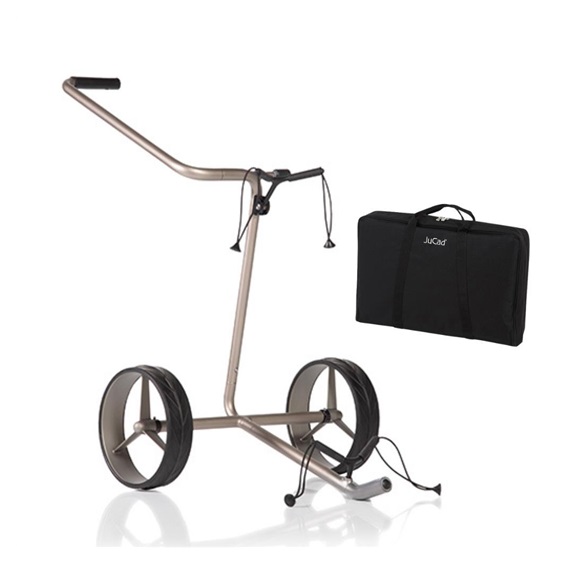 JuCad Edition S 2-rädrig Manuell Golftrolley + Tragetasche