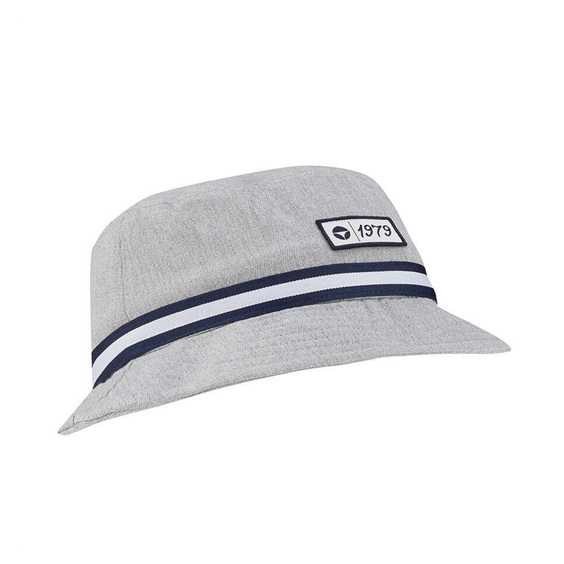 TaylorMade Vintage Twill Herren Bucket Hut, grau