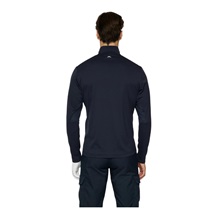 J.Lindeberg Leon Quarter Zip Mid Layer Herren Sweatshirt, JL Navy