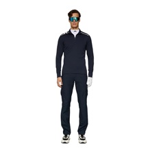 J.Lindeberg Leon Quarter Zip Mid Layer Herren Sweatshirt, JL Navy