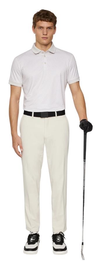 J.Lindeberg Tour Tech Print Herren Poloshirt, shadow bridge moonbeam