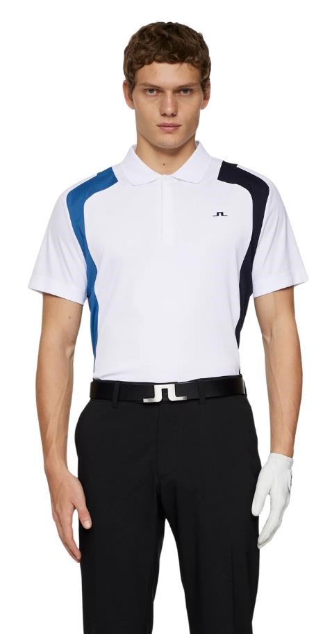 J.Lindeberg Legacy Herren Poloshirt, weiss
