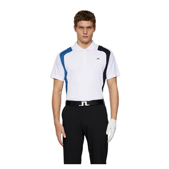 J.Lindeberg Legacy Herren Poloshirt, weiss