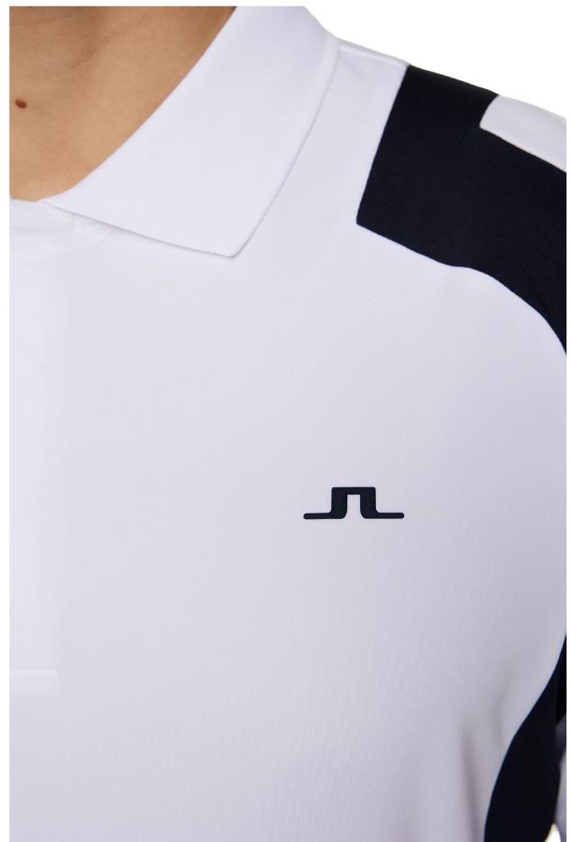 J.Lindeberg Legacy Herren Poloshirt, weiss