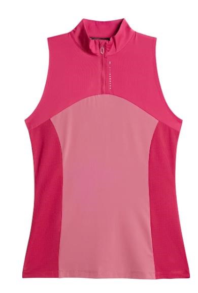 J.Lindeberg Tiana Sleeveless Damen Poloshirt, rose wine