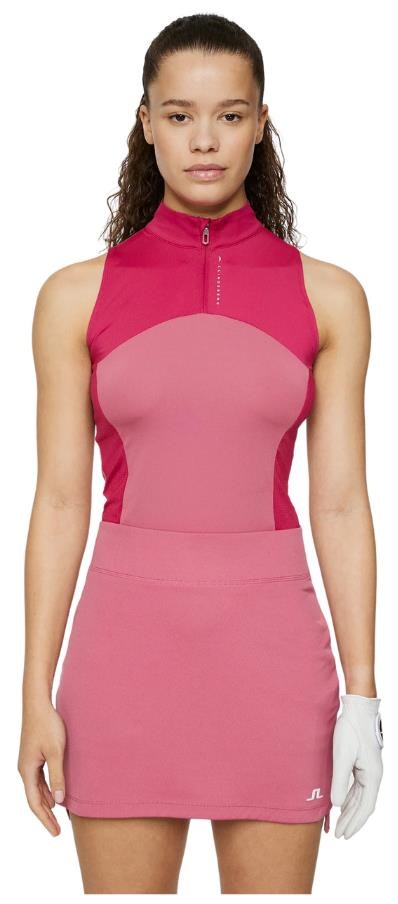 J.Lindeberg Tiana Sleeveless Damen Poloshirt, rose wine