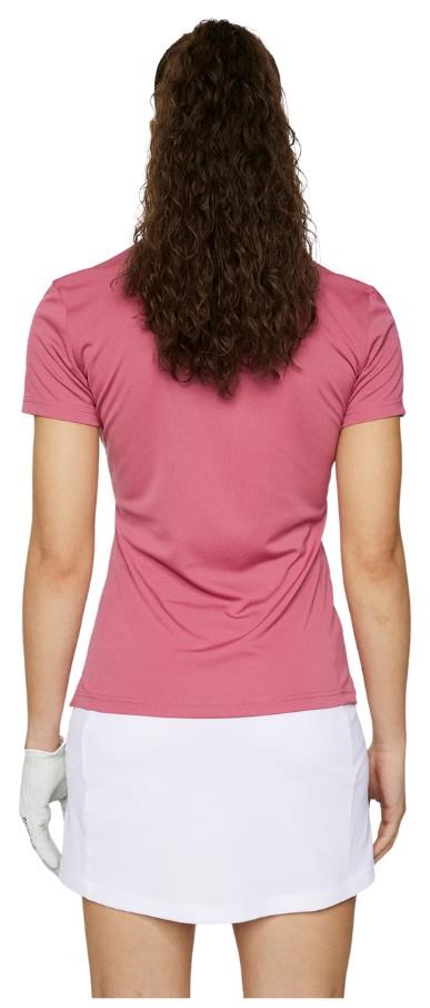 J.Lindeberg Tour Tech Damen Poloshirt, rose wine