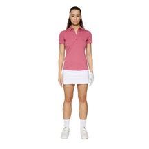J.Lindeberg Tour Tech Damen Poloshirt, rose wine