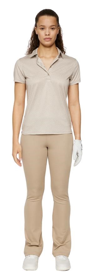 J.Lindeberg Caitlyn Damen Polo, shadow bridge khaki