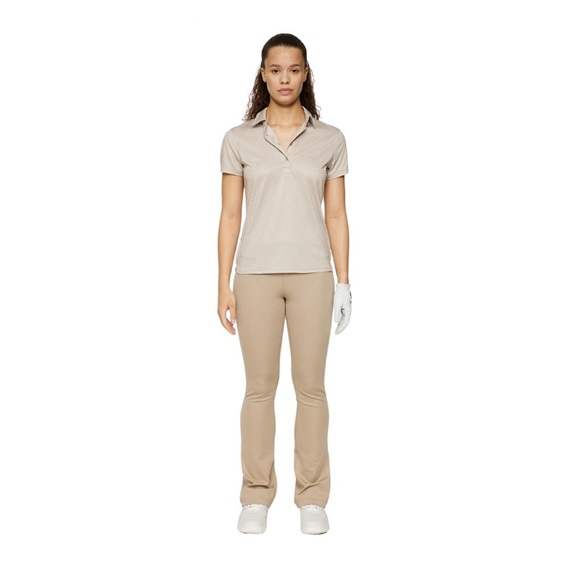 J.Lindeberg Caitlyn Damen Polo, shadow bridge khaki