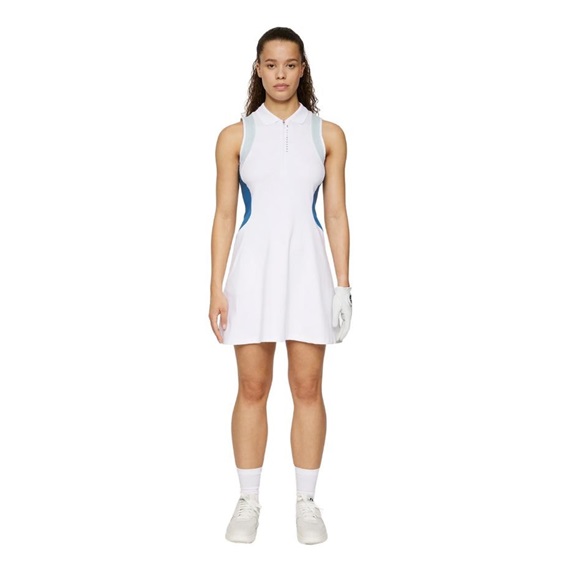 J.Lindeberg Krissi Damen Golfkleid, weiss