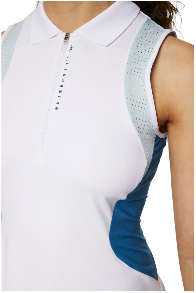 J.Lindeberg Krissi Damen Golfkleid, weiss