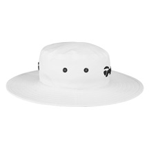 TaylorMade Metal Eyelit Herren Bucket Hut, weiss