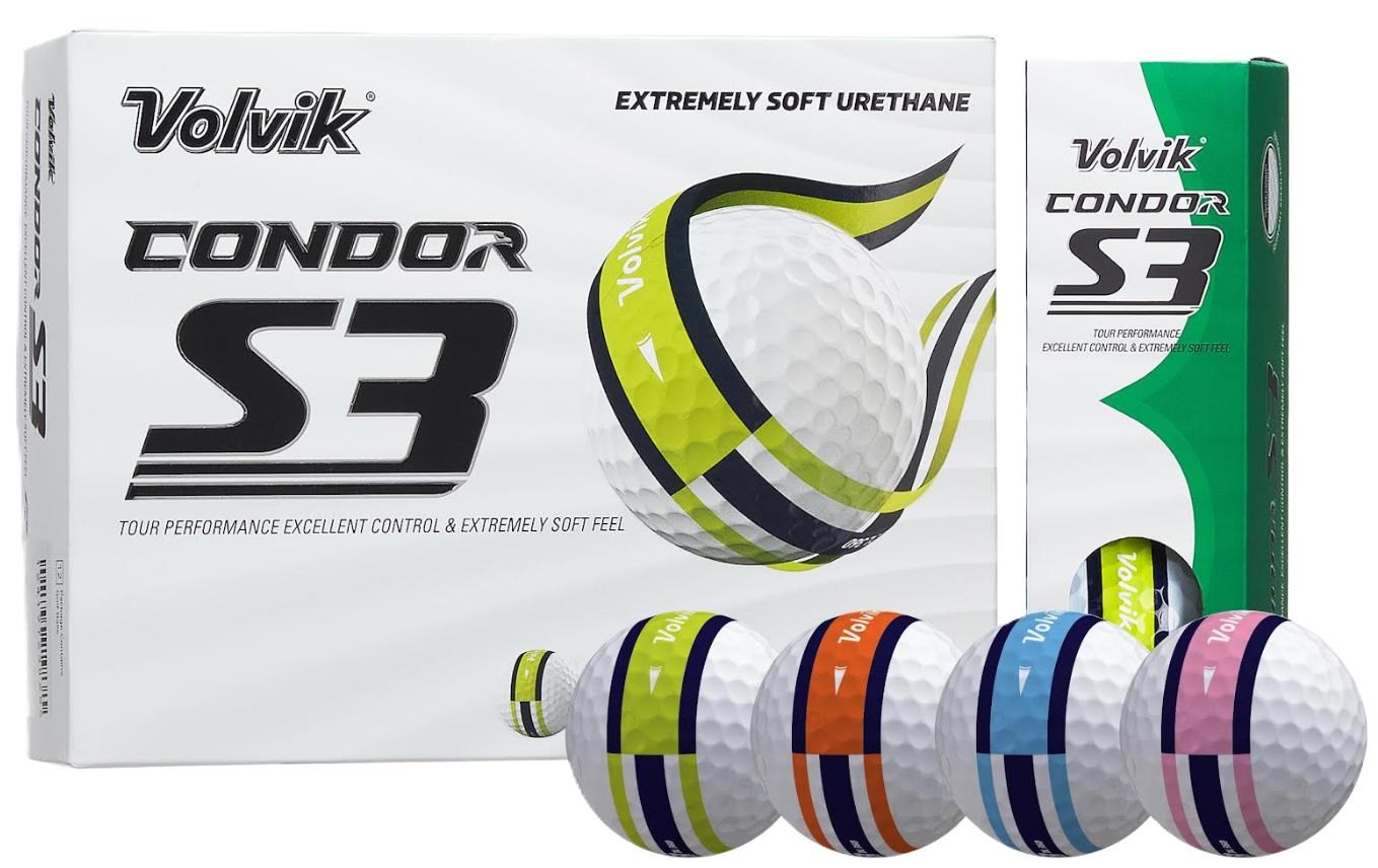 Volvik Condor S3 Golfbälle