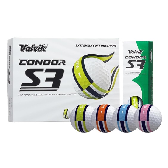 Volvik Condor S3 Golfbälle
