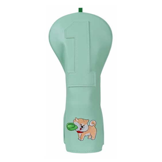 Turquoise Dog Driver headcover