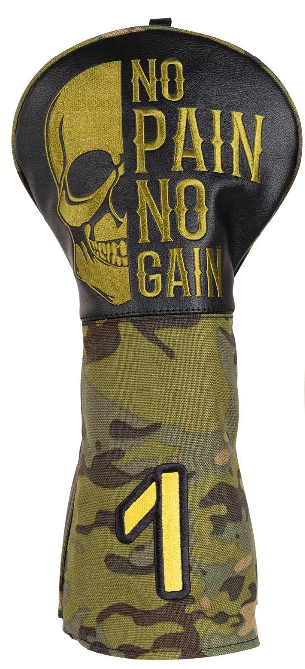 No Pain No Gain Driver headcover