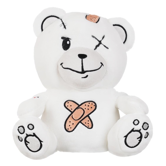 White Teddy Driver headcover