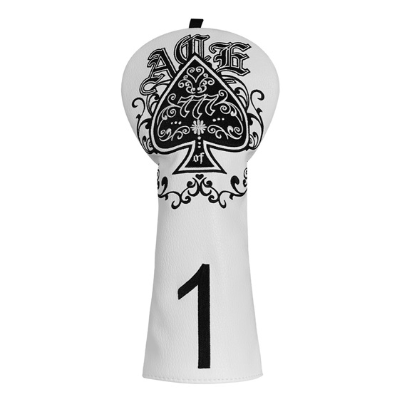 White Ace Driver headcover