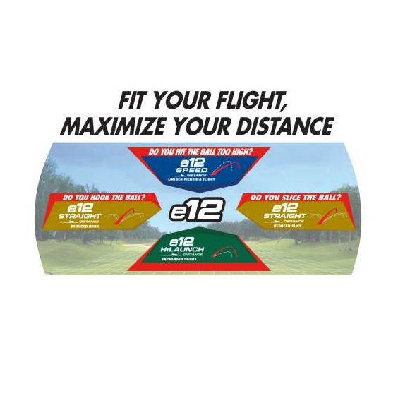 Bridgestone e12 Straight MindSet Golfbälle