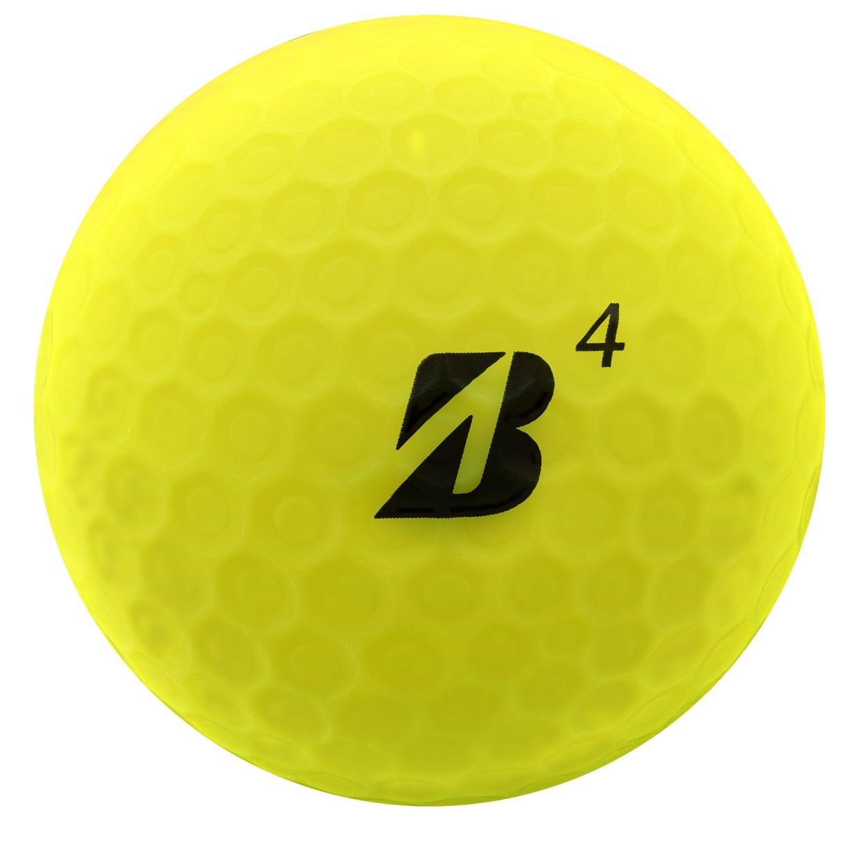 Bridgestone e12 Straight MindSet Golfbälle, gelb