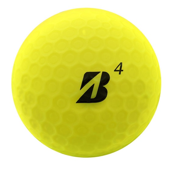 Bridgestone e12 Straight MindSet Golfbälle, gelb