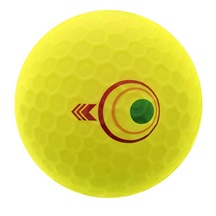 Bridgestone e12 Straight MindSet Golfbälle, gelb