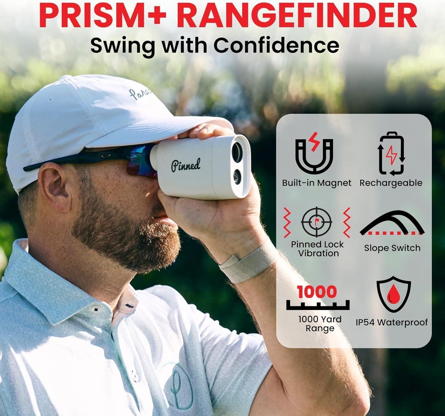 Pinned Prism+ Rangefinder Distanzmesser, schwarz