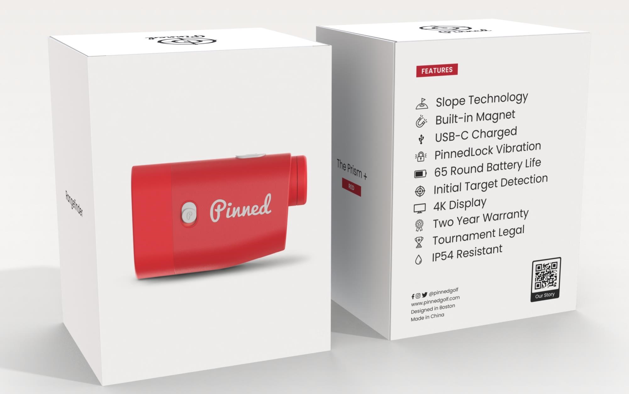 Pinned Prism+ Rangefinder Distanzmesser, rot