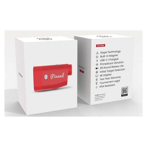 Pinned Prism+ Rangefinder Distanzmesser, rot