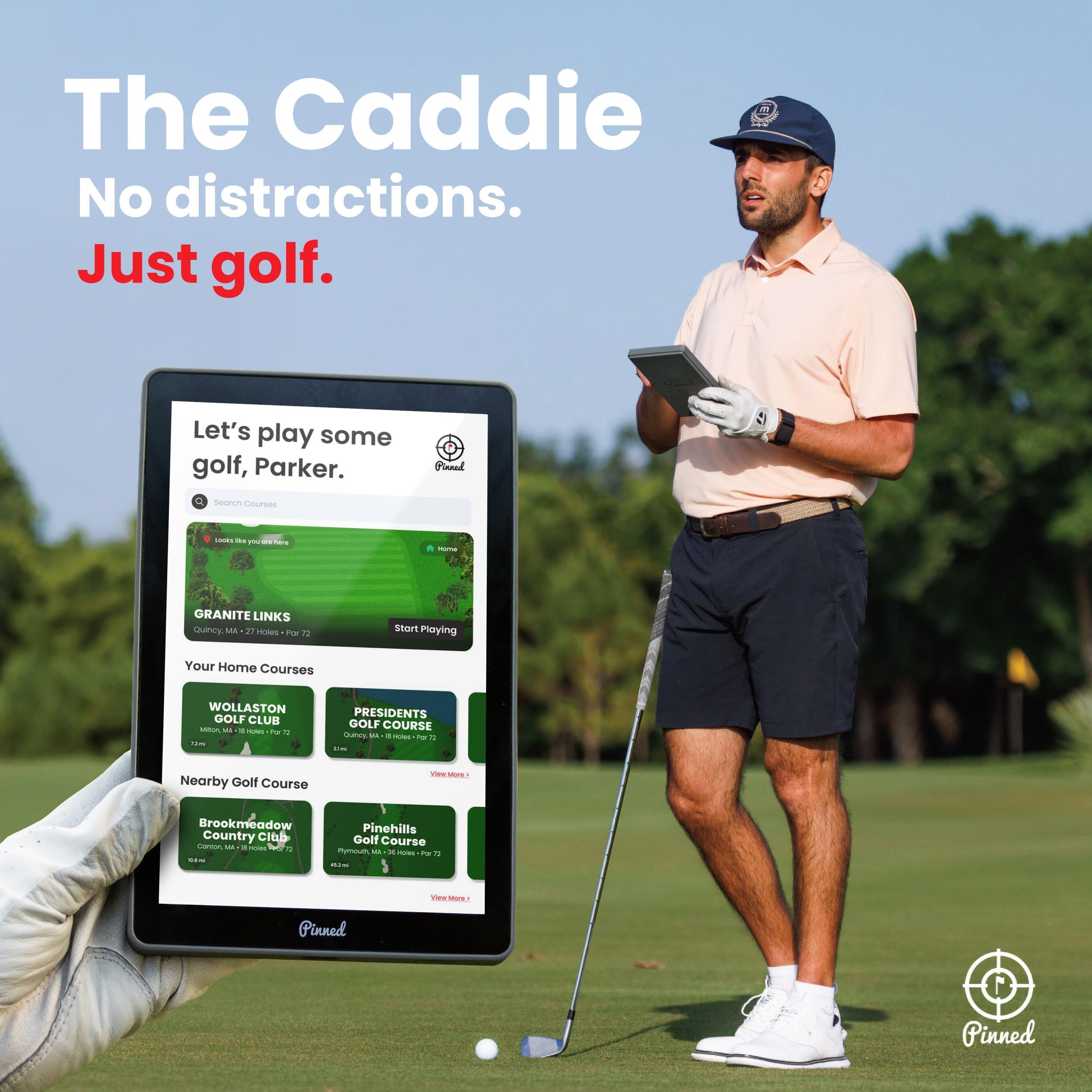 Pinned The Caddie GPS Mobiler Analysator