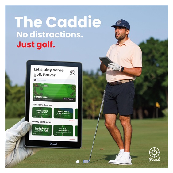 Pinned The Caddie GPS Mobiler Analysator