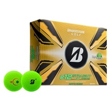 Bridgestone e12 Straight MindSet Golfbälle, grün