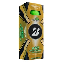 Bridgestone e12 Straight MindSet Golfbälle, grün