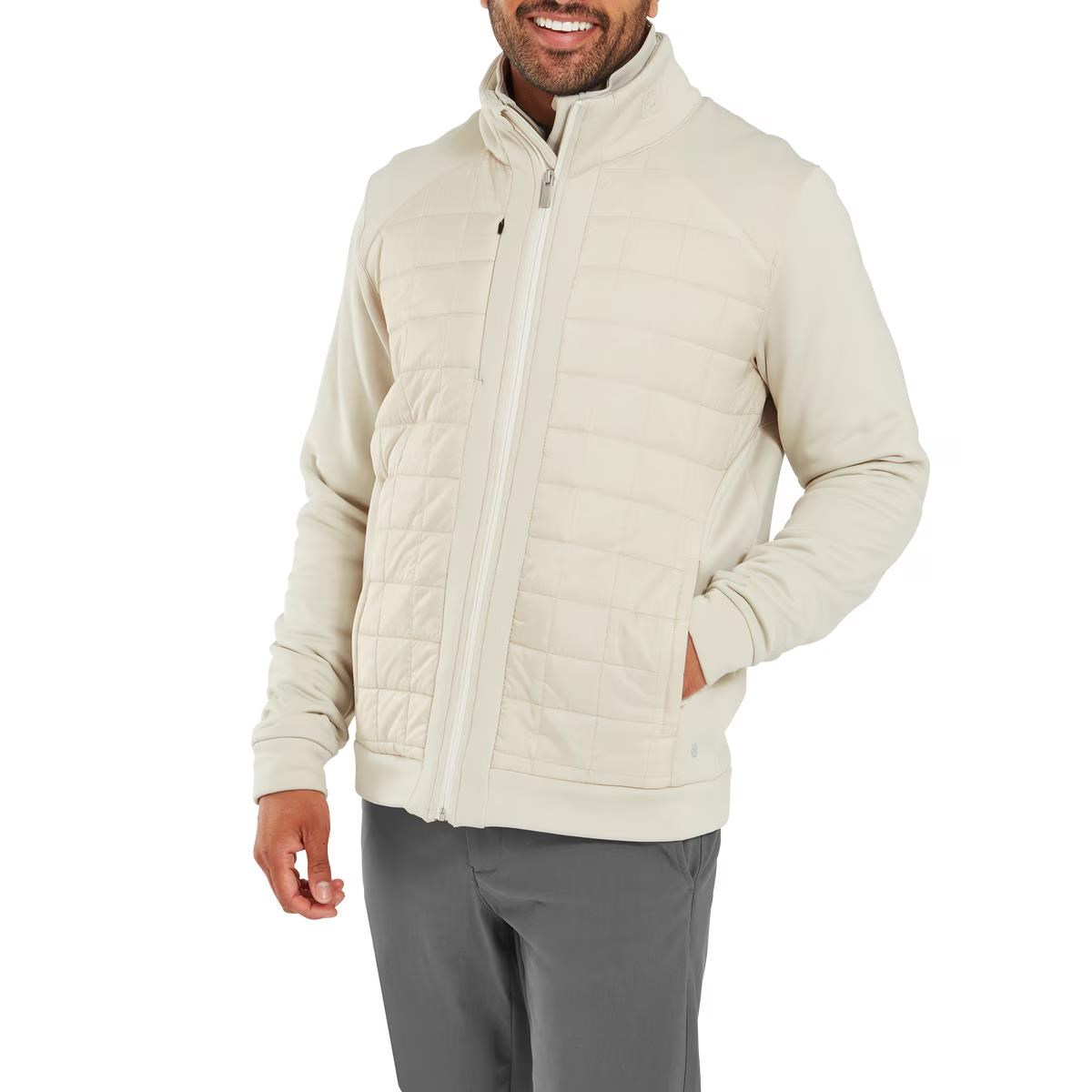 FootJoy ThermoSeries Lightweight Insulated Herrenjacke, stone