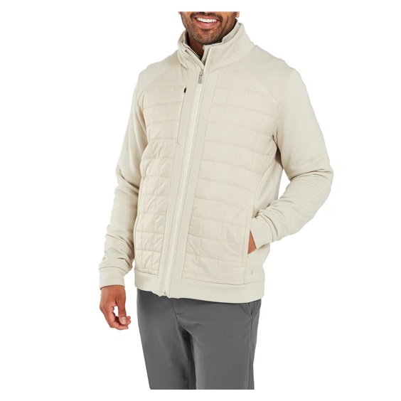 FootJoy ThermoSeries Lightweight Insulated Herrenjacke, stone
