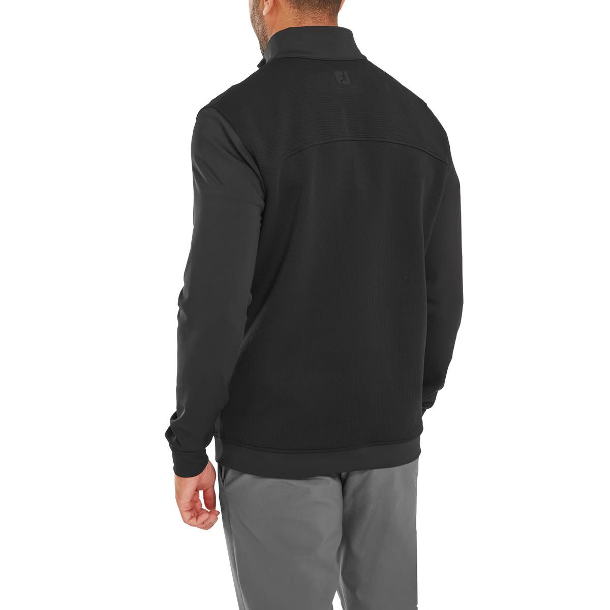 Footjoy ThermoSeries Ottoman Midlayer Herren Pullover, schwarz