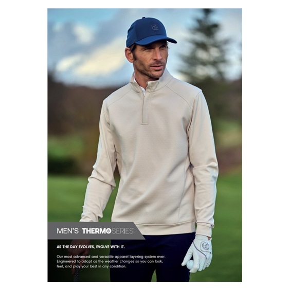 Footjoy ThermoSeries Ottoman Midlayer Herren Sweatshirt, stone