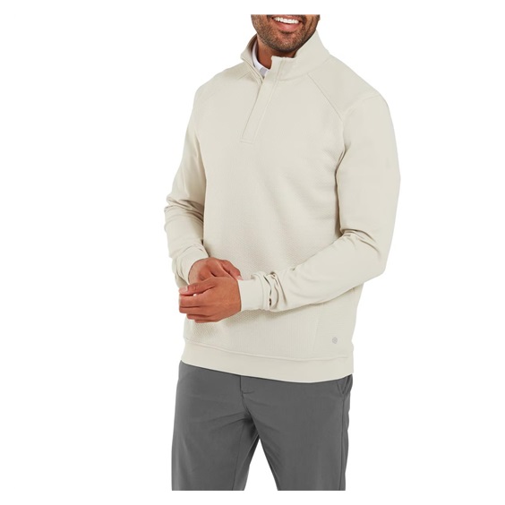 Footjoy ThermoSeries Ottoman Midlayer Herren Sweatshirt, stone