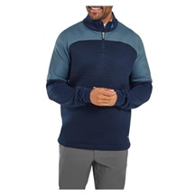 FootJoy ThermoSeries Jacquard Midlayer Herren Sweatshirt, dunkelblau