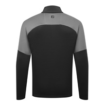 FootJoy ThermoSeries Jacquard Midlayer Herren Sweatshirt, schwarz/grau