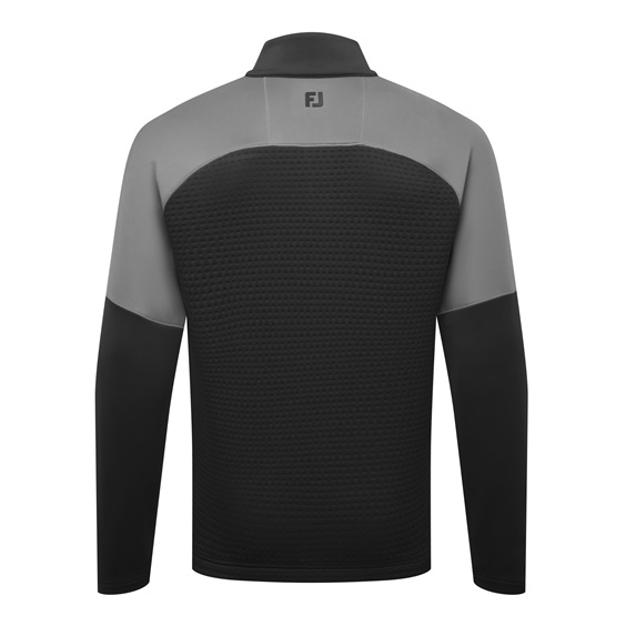 FootJoy ThermoSeries Jacquard Midlayer Herren Sweatshirt, schwarz/grau