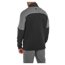 FootJoy ThermoSeries Jacquard Midlayer Herren Sweatshirt, schwarz/grau