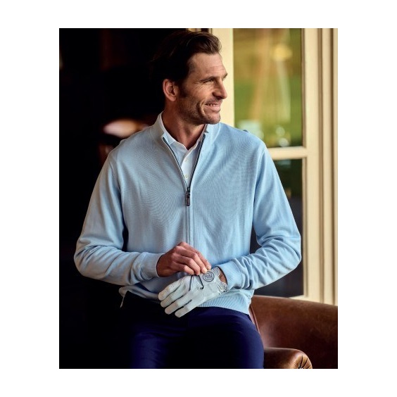 FootJoy DRIRELEASE FULL-ZIP LINED Herren Pullover, skyway
